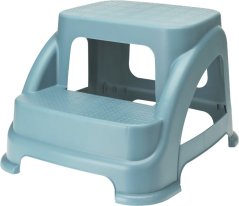 Schodíky plastové do 150kg 43x37,5x28cm zelená