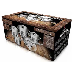 Sada nádobí nerez 10 ks Jumbo Gourmet line