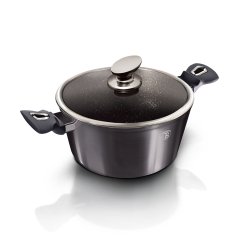 Kastrol s poklicí s mramorovým povrchem 24 cm Carbon PRO Line