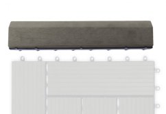 Bandă de tranziție G21 Incana pentru plăci WPC, 30 x 7,5 cm drepte