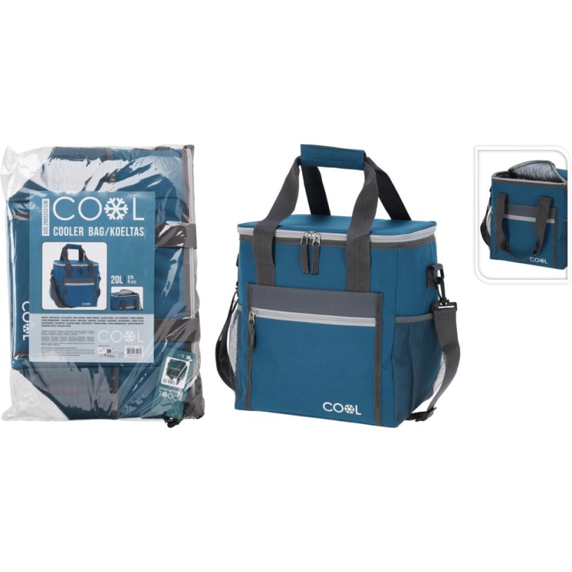 Chladiaca taška 29 x 22 x 31 cm tmavomodrá