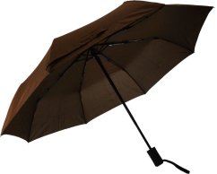 Dáždnik skladací mini 96cm hnedý