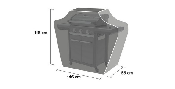 Ochranný obal na gril BBQ Classic Cover L (3 series)