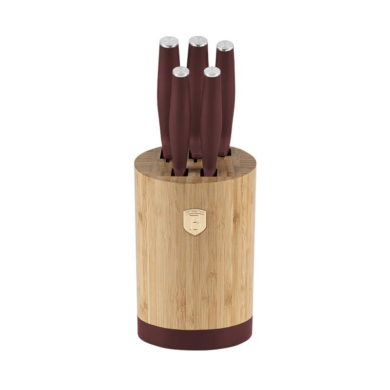 Set cutite cu suport BAMBOO 6 buc Colectia Leonardo