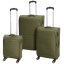 Sada cestovných kufríkov 3 ks zelená
