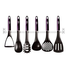 Kuchyňské náčiní s nástěnným držákem 7 ks Purple Eclipse Collection Kuchyňské náčiní s nástěnným držákem 7 ks Purple Eclipse Collection