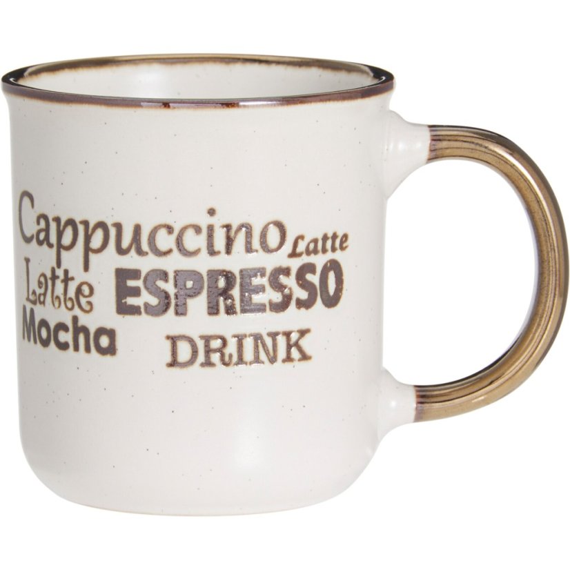 Set de căni din gresie 4 buc 200 ml