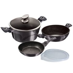Sada nádobí s mramorovým povrchem 6 ks Carbon PRO Line Sada nádobí s mramorovým povrchem 6 ks Carbon PRO Line