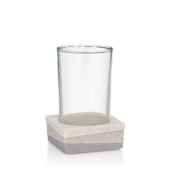 Pohár VALURA umělý kámen / sklo