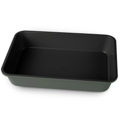 Plech na pečení hluboký s titanovým povrchem 40 x 28 cm Matte Green Collection