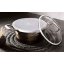 Caserola cu capac cu suprafata din titan 20 cm Colectia Shine Basalt