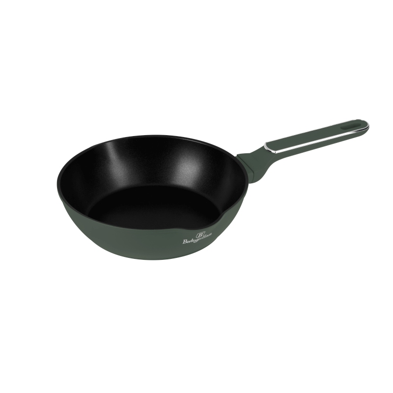 Pánev hluboká s titanovým povrchem 24 cm Matte Green Collection