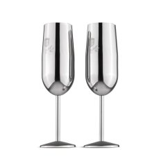 Sada sklenic 2 ks 260 ml na šampaňské Silver Sada sklenic 2 ks 260 ml na šampaňské Silver