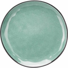 Jídelní sada 16 ks kamenina zelená