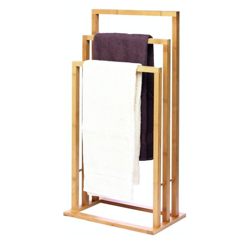 Držiak na uteráky bambus 42x24x81, 5cm