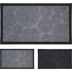 Alfombra de limpieza 70 x 40 cm gris claro