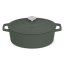 Pekáč litinový s poklicí 30 cm Matte Green Collection