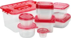 Dóza na potraviny JUMBO sada 27 ks červená Dóza na potraviny JUMBO sada 27 ks červená