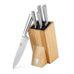 Set de cuțite din oțel inoxidabil într-un bloc de lemn, 6 buc Set de cuțite din oțel inoxidabil într-un bloc de lemn, 6 buc