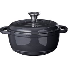Pekáč litina 22 cm šedá