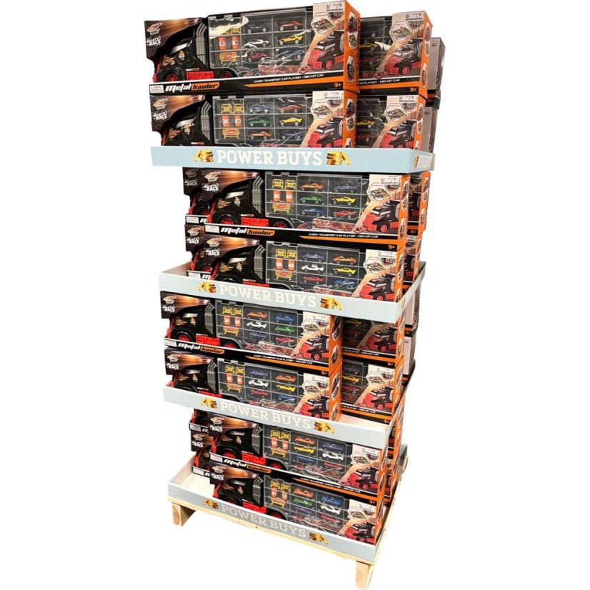 Camion joc caz set de mașini și semne de circulație 17 buc