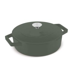 Pekáč litinový s poklicí a smaltovaným povrchem 26 cm Matte Green Collection Pekáč litinový s poklicí a smaltovaným povrchem 26 cm Matte Green Collection