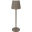 Stolní LED lampa 36 cm taupe šedá