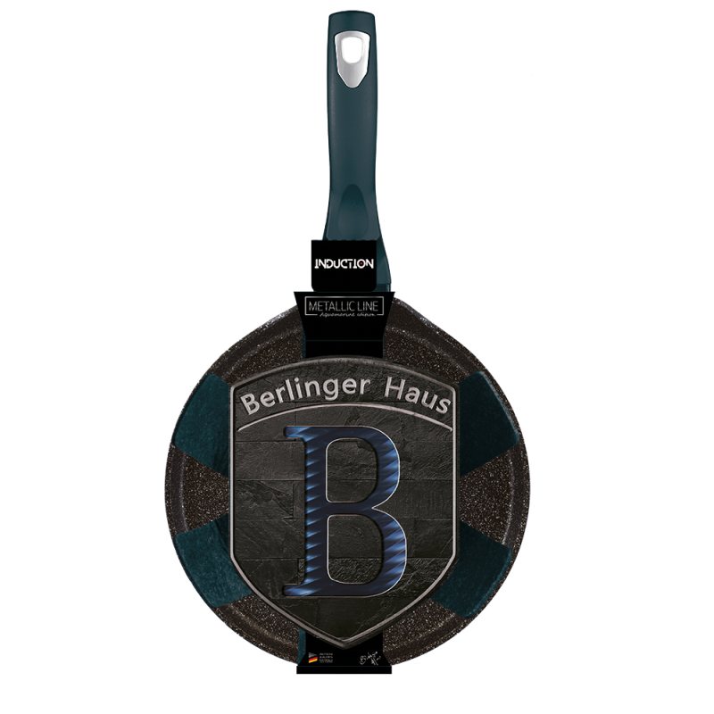 Pánev na palačinky s mramorovým povrchem 28 cm Aquamarine Metallic Line