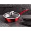 Pánev hluboká s mramorovým povrchem a poklicí 24 cm Burgundy Metallic Line