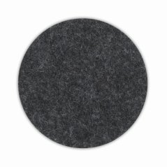 Coaster ALIA fetru set de 4 gri închis