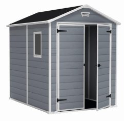 Casă de grădină Keter MANOR 6 x 8 DD gri / alb