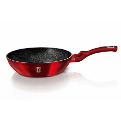 Wok s mramorovým povrchem 28 cm Burgundy Metallic Line