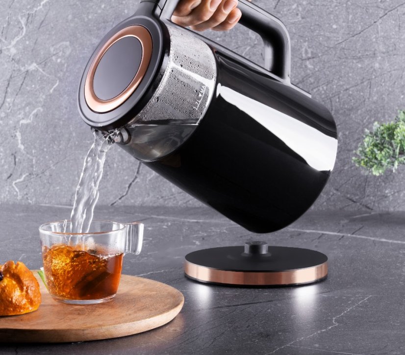 Rychlovarná konvice s regulací teploty digitální 1,7 l Black Rose Collection