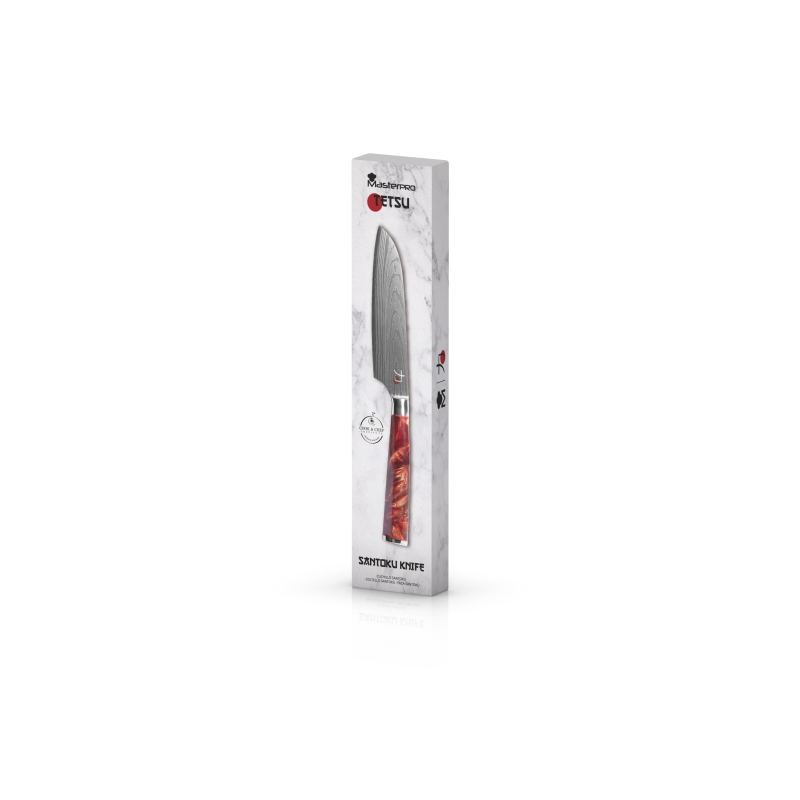 Nôž Santoku TETSU 17,5 cm nerez