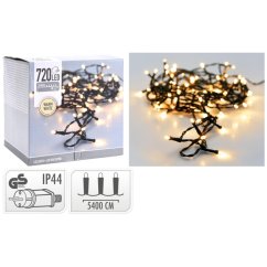 Vianočný svetelný reťazec 720 LED, teplá biela