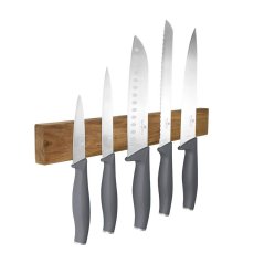 Set cuțite cu suport magnetic din lemn de salcâm 6 buc Colecția Aspen Set cuțite cu suport magnetic din lemn de salcâm 6 buc Colecția Aspen