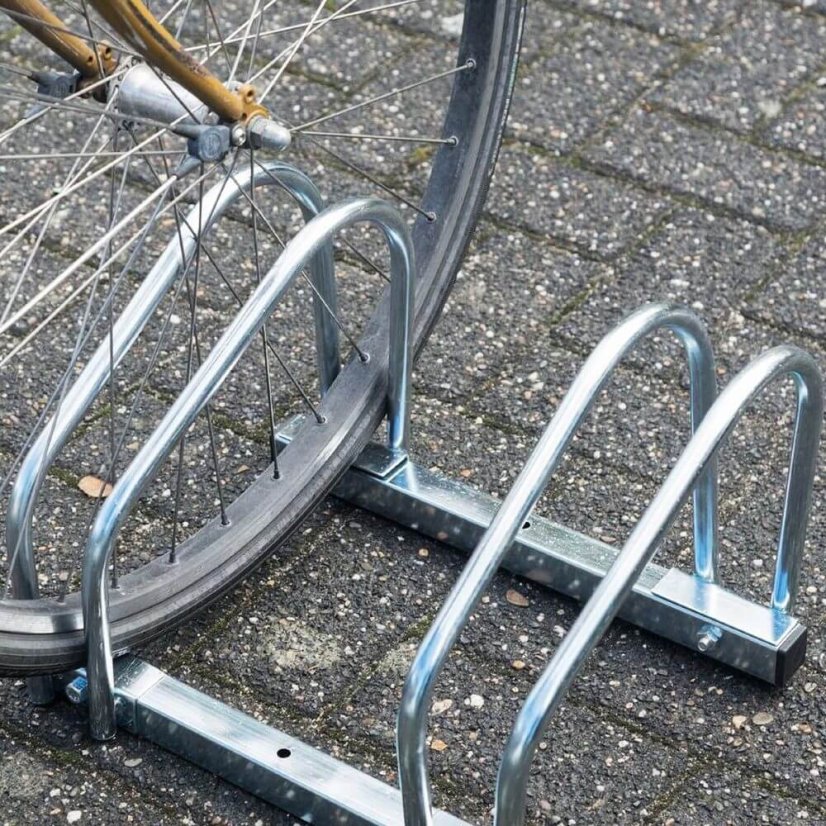 Aparcabicicletas de acero para 2 bicicletas