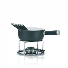 Fondue de brânză LANCY ceramică, gri, 1L L22cm x H19,5cm