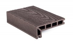 Terasové prkno G21 zakončovací, 2,5 x 14,8 x 400 cm, Dark Wood, WPC Terasové prkno G21 zakončovací, 2,5 x 14,8 x 400 cm, Dark Wood, WPC