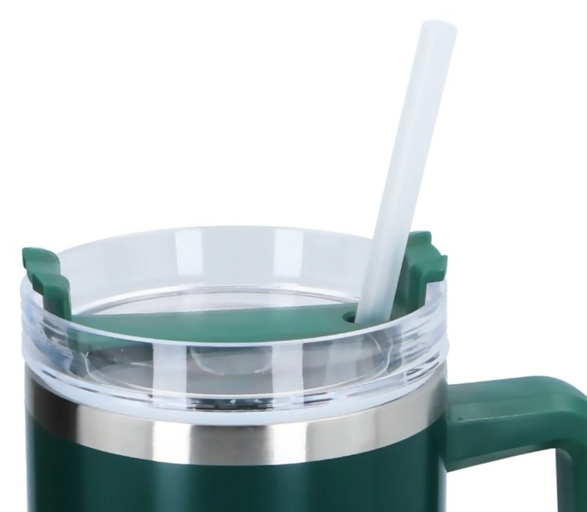 Cană termos din oțel inoxidabil cu pereți dubli 1,2 l verde