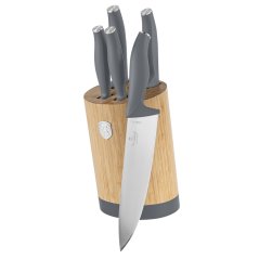 Set cutite cu suport BAMBOO 6 buc Colectia Aspen