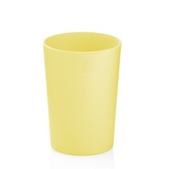 Pohár Marta plast žlutá 11x8 cm