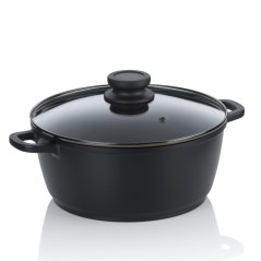 Kastrol s keramickým povrchem a poklicí ATURA 24 cm 3,2 l