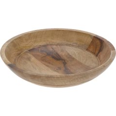 Mísa servírovací z mangového dřeva 30 x 7 cm