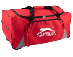 Športová/cestovná taška s kolieskami 65 x 34 cm červená