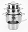 Batería de cocina de acero inoxidable EXCELENTE 7 piezas