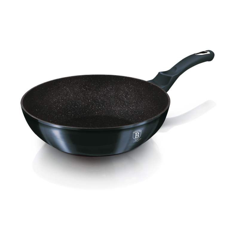 Pánev WOK s mramorovým povrchem 30 cm Aquamarine Metallic Line