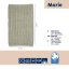 Koupelnová předložka MARIE 70% recyklovaný PES/30% bavlna taupe 120x70x2 cm