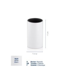 Cupa Matsi ceramica alba
