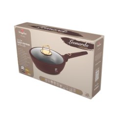 Pánev hluboká s titanovým povrchem a poklicí 24 cm Leonardo Collection Pánev hluboká s titanovým povrchem a poklicí 24 cm Leonardo Collection